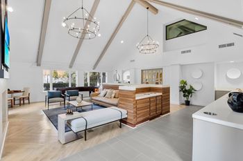 Bright and modern living area